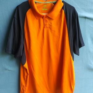 Nordic Track Athletic Fit Men's Size XXL Orange Polo Shirt